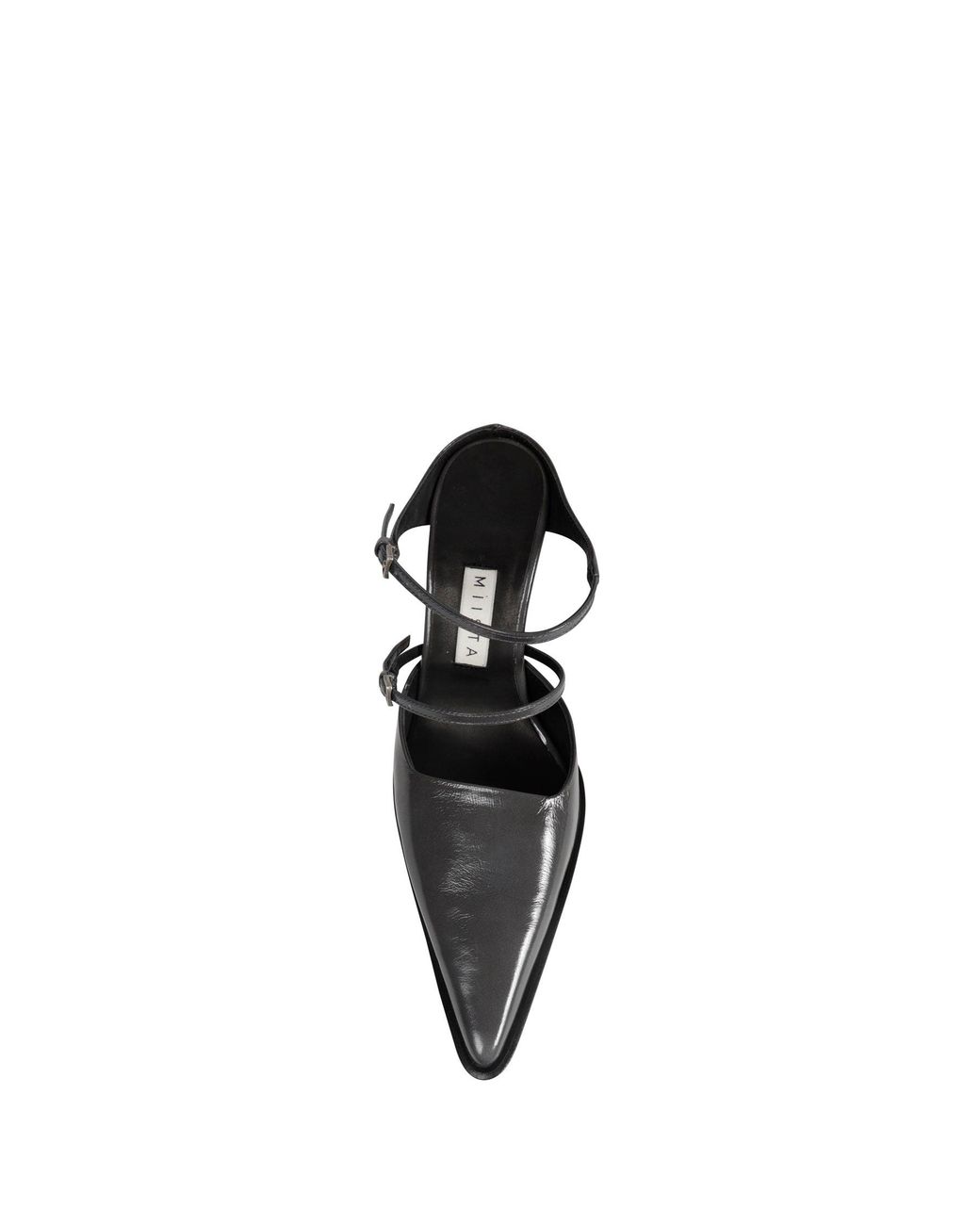 Miista Black Shari Mules