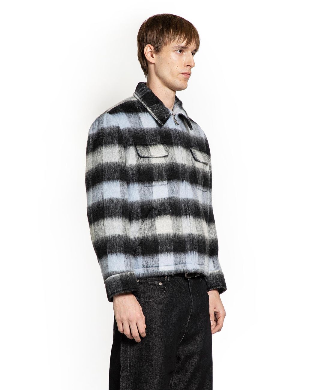 Second Layer Black Jefe Jacket for men