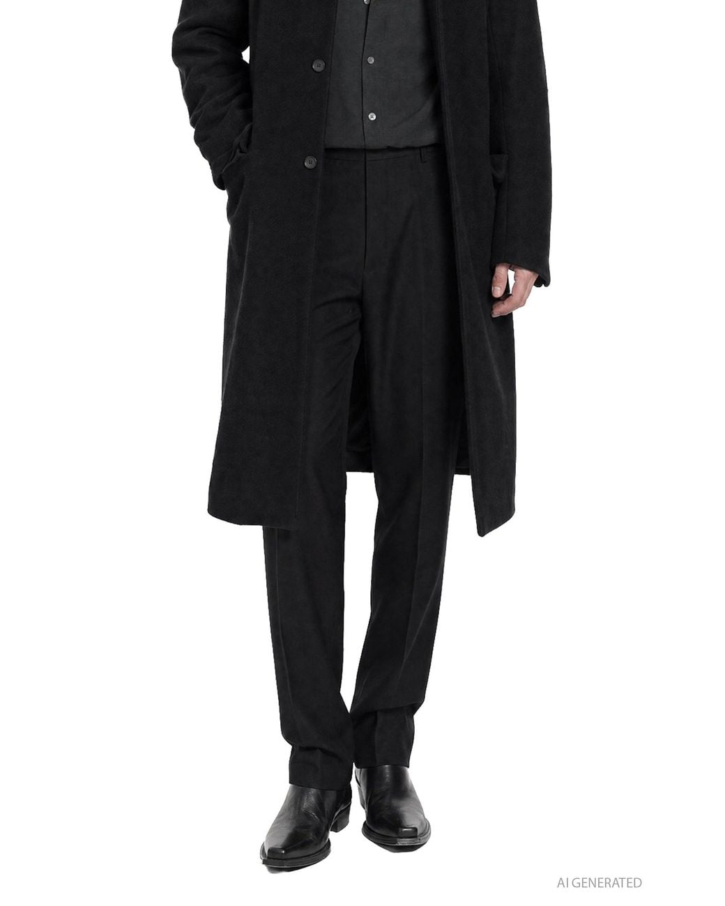 Nicolo' Ceschi Berrini Black Tailored Pants for men