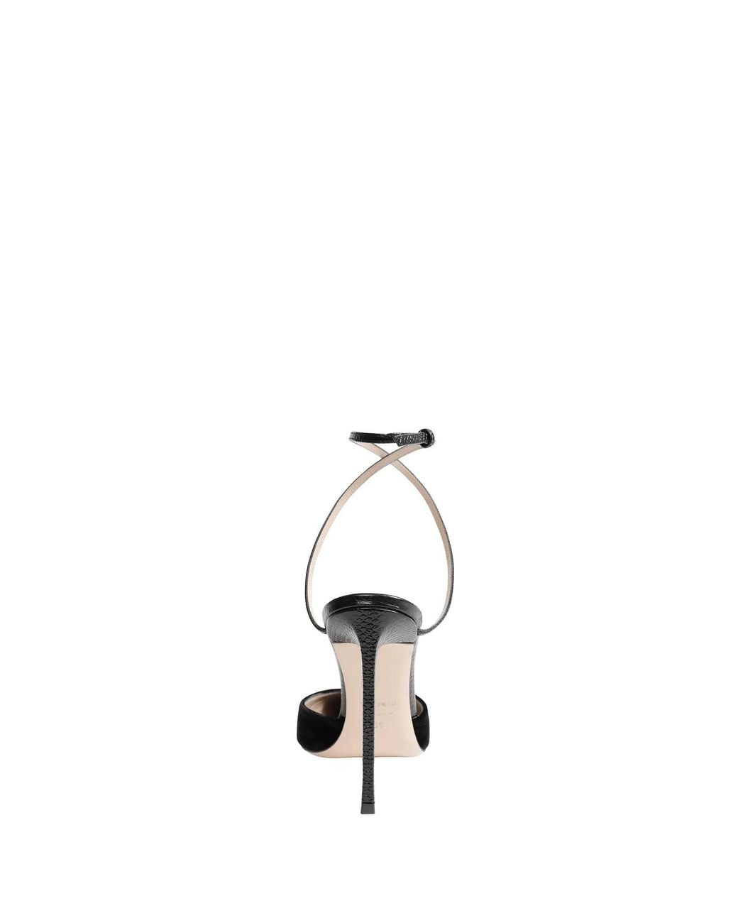 Tom Ford Black Leather And Velvet Selen Pumps