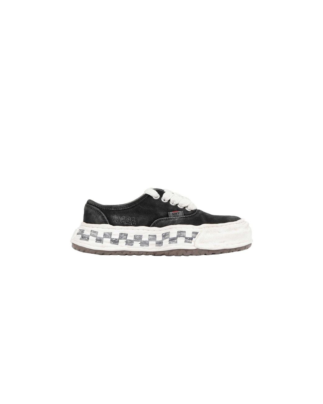 Maison Mihara Yasuhiro White Baker26 Graffiti Sole Sneakers for men