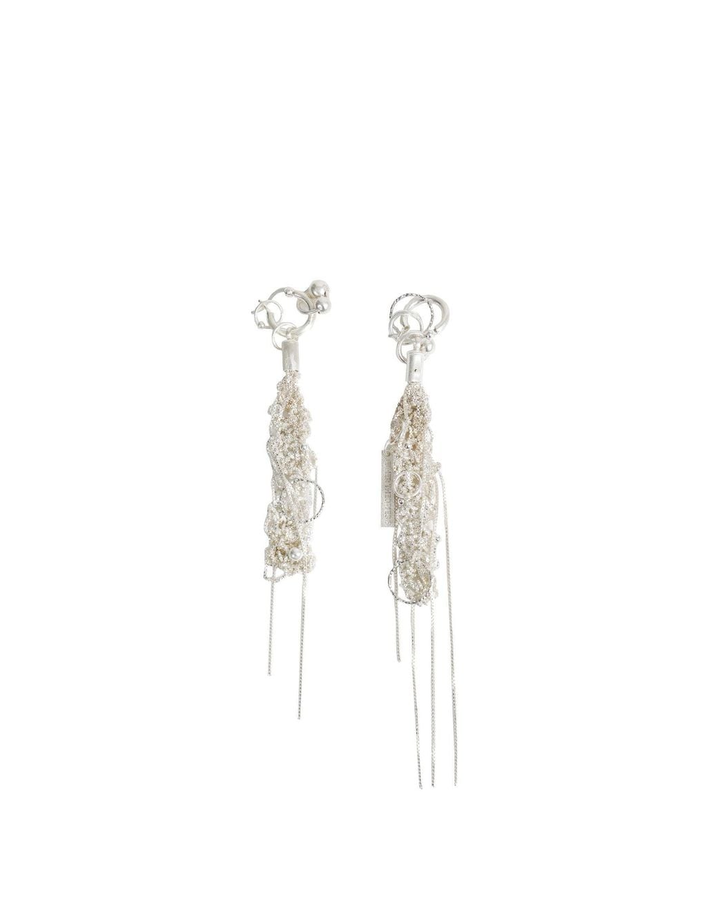 AETHER THEORIES White The Petrichor Earrings