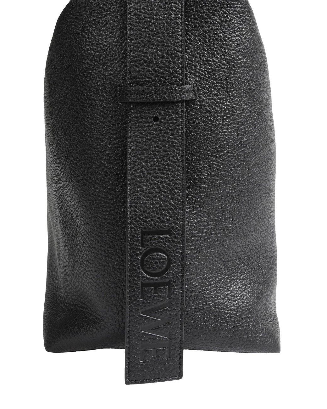 Loewe Black Large Loop Hobo Bag for men