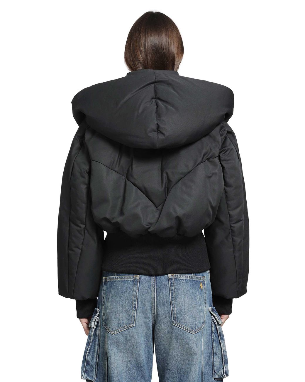 The Attico Black Puffer Jacket