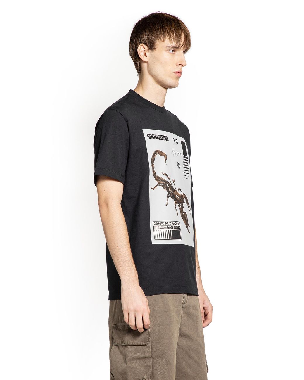 Y-3 Black Nhd Collaboration Graphic T-Shirt for men