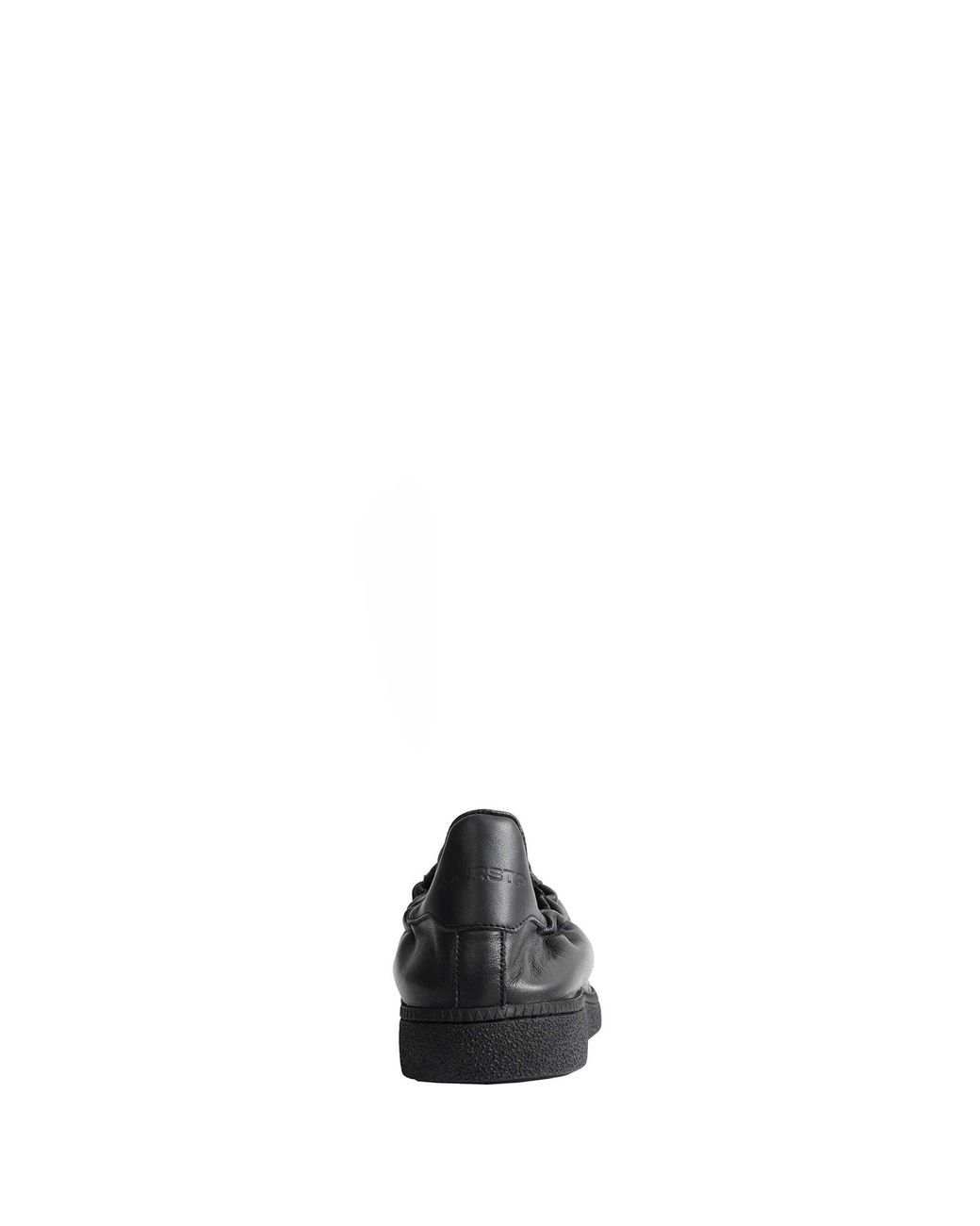 MAJOR STEP Black Major Tennis Leather Sneakers for men