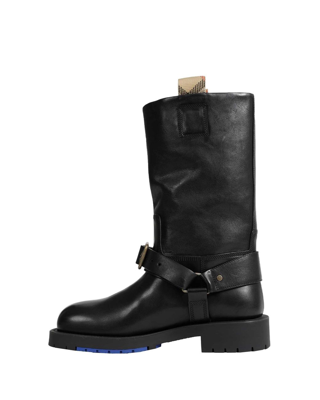 Burberry Black Soft Saddle Low Boots