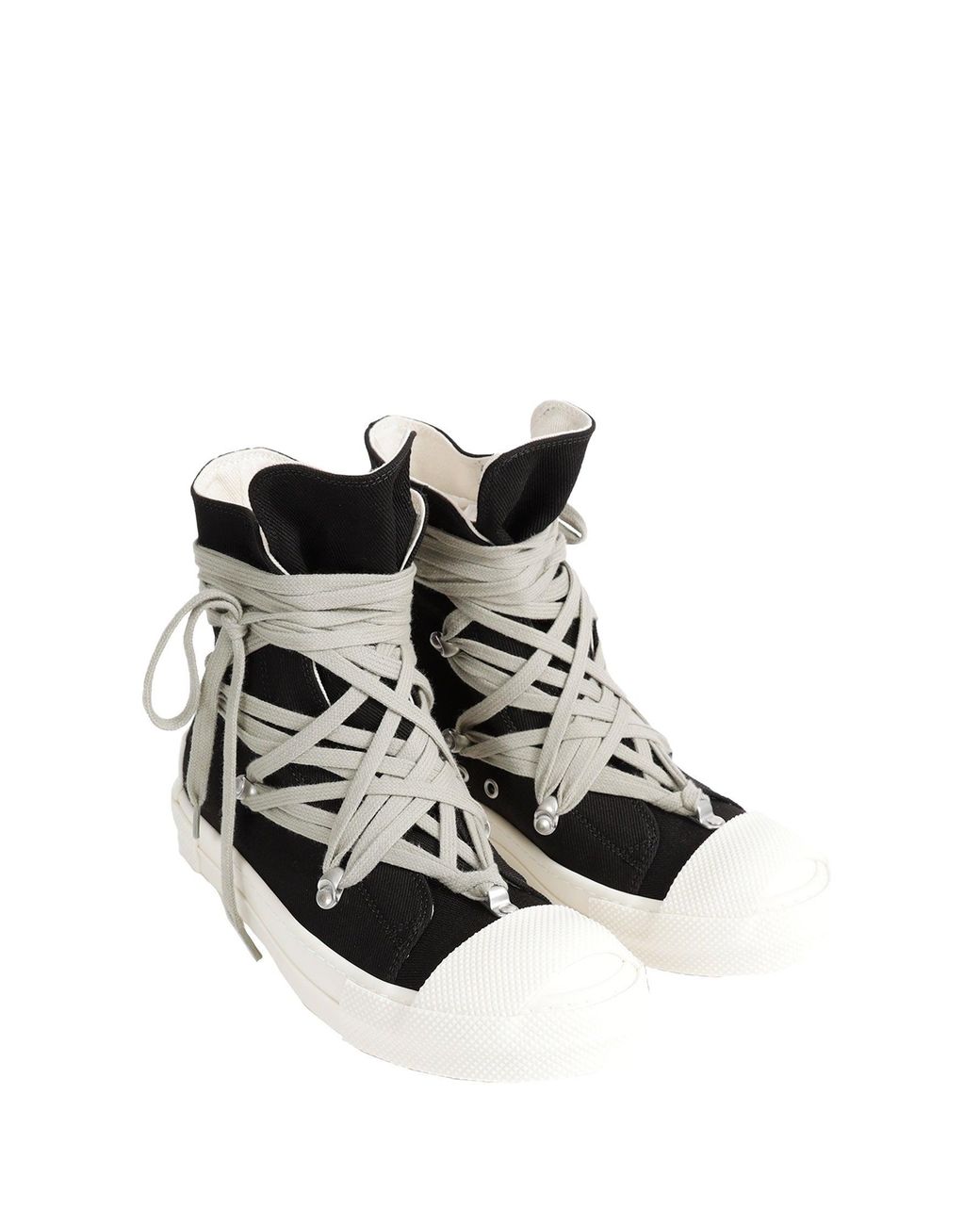 Rick Owens Black Tower Megalace Sneaks for men