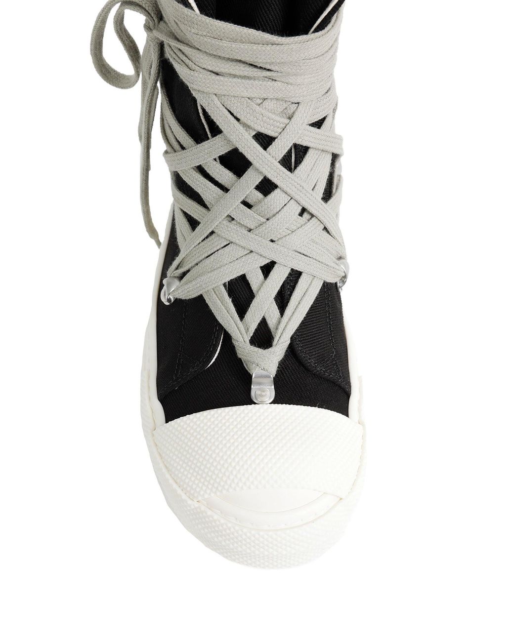 Rick Owens Black Tower Megalace Sneaks for men