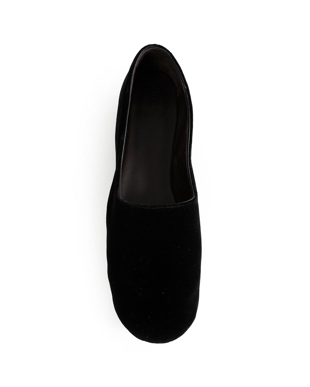 The Row Black Ponti Slippers