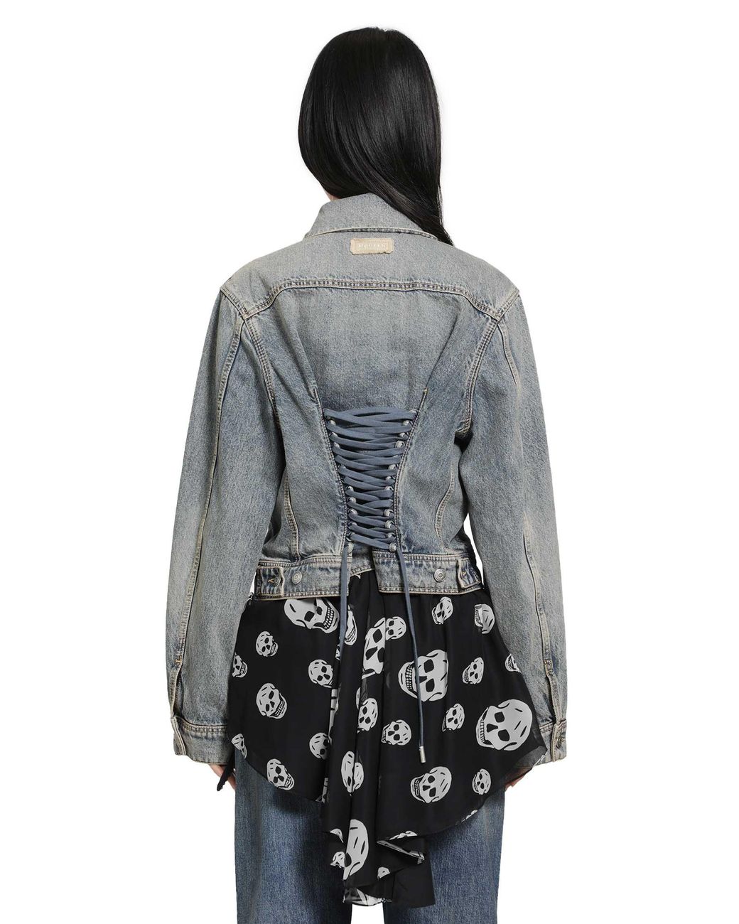 McQueen Gray Denim Jacket