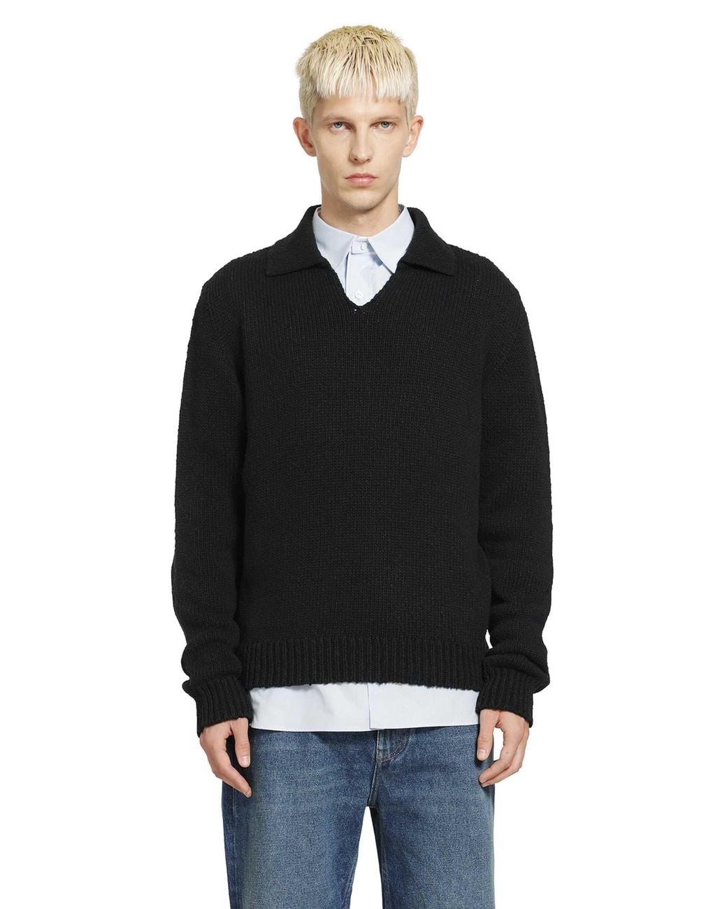 The Row Black Keegan Top for men