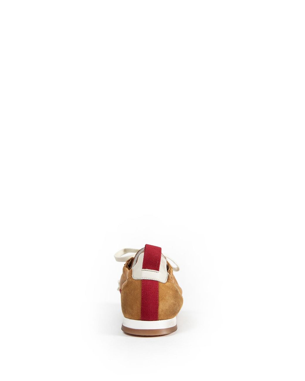 Uma Wang Brown Suede And Leather Gathered Sneakers