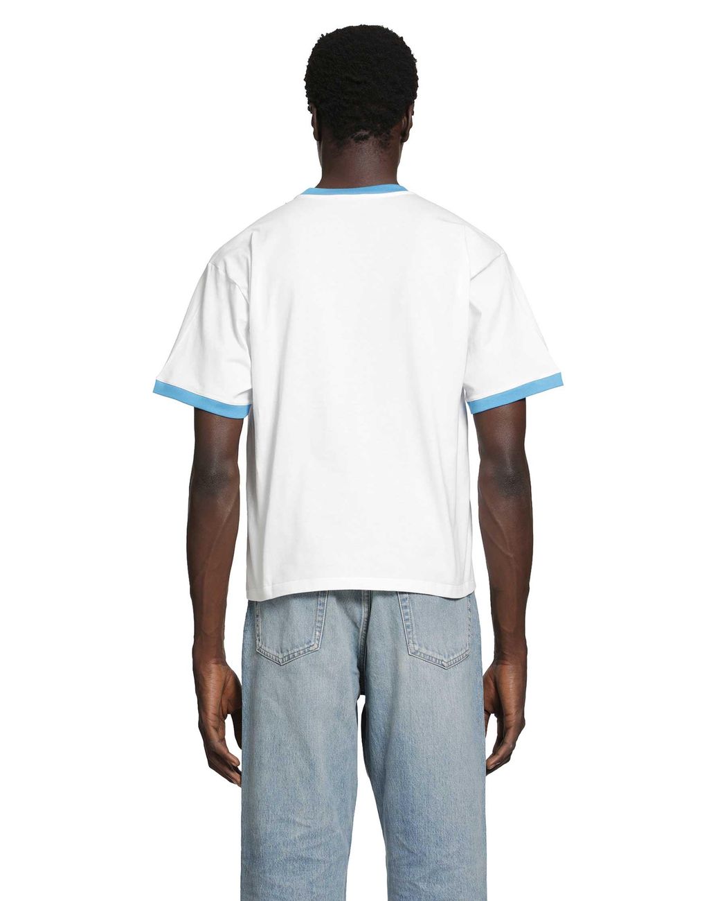 Versace White Printed Cotton Jersey Regular T-Shirt for men