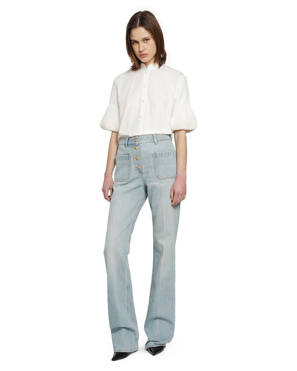 Valentino Blue Straight Leg Jeans