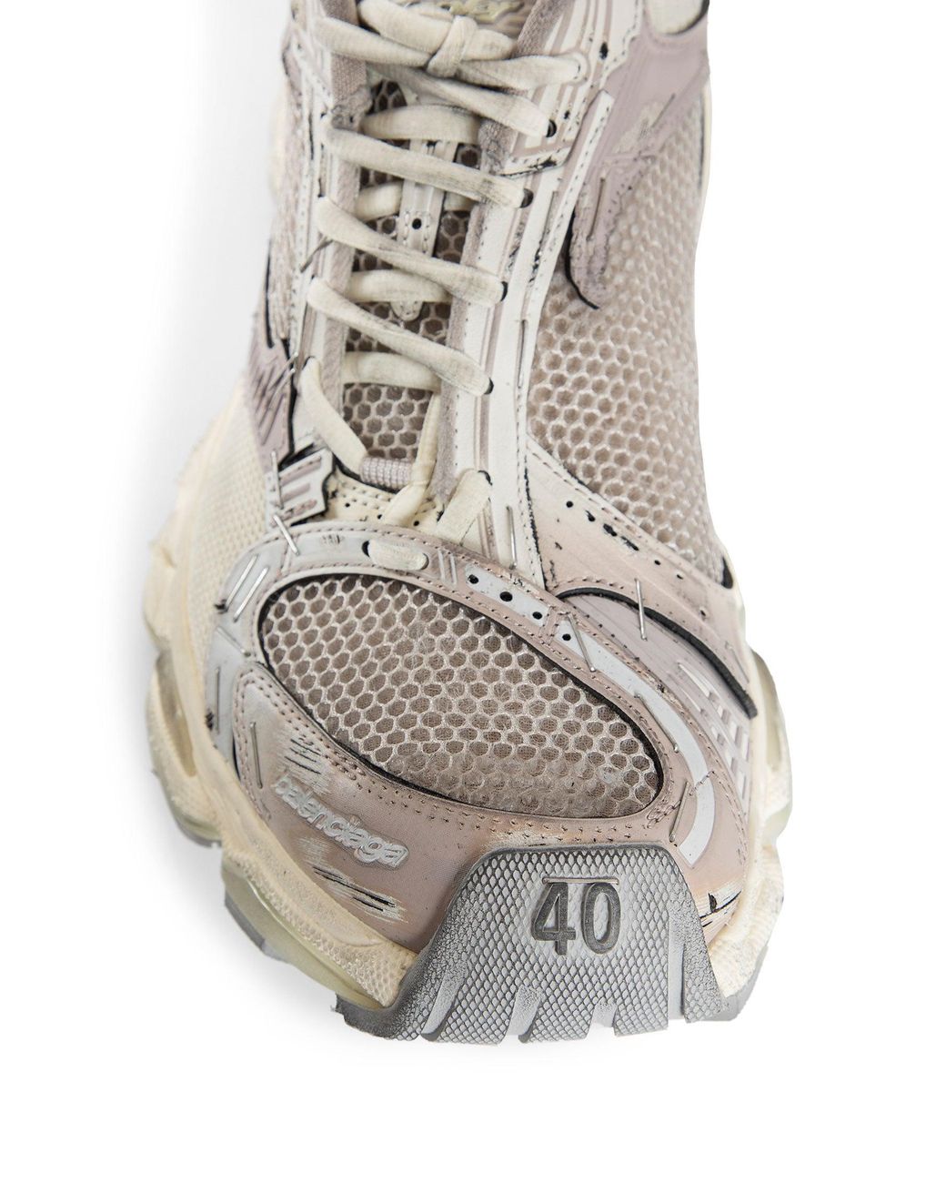 Balenciaga White Stapler Sneakers for men