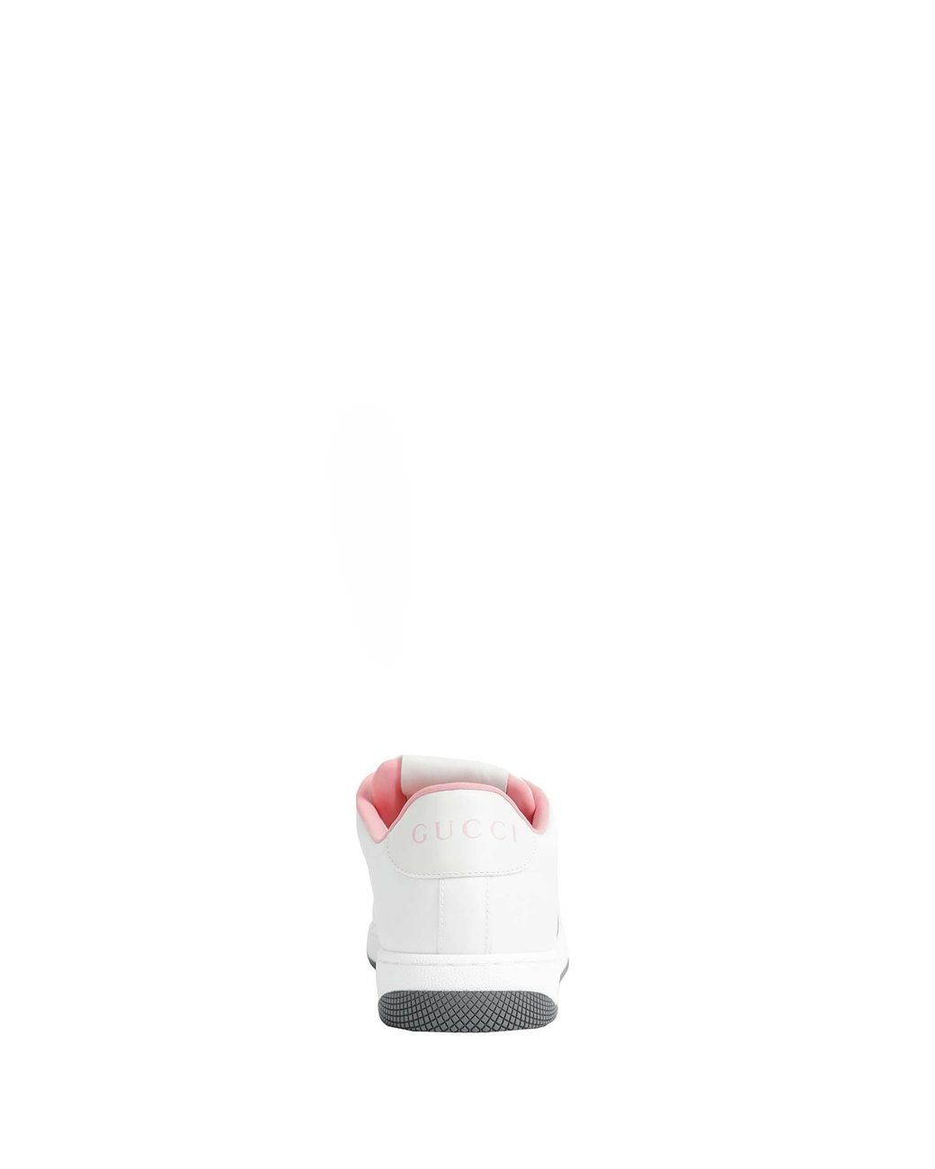 Gucci White Screener Sneakers