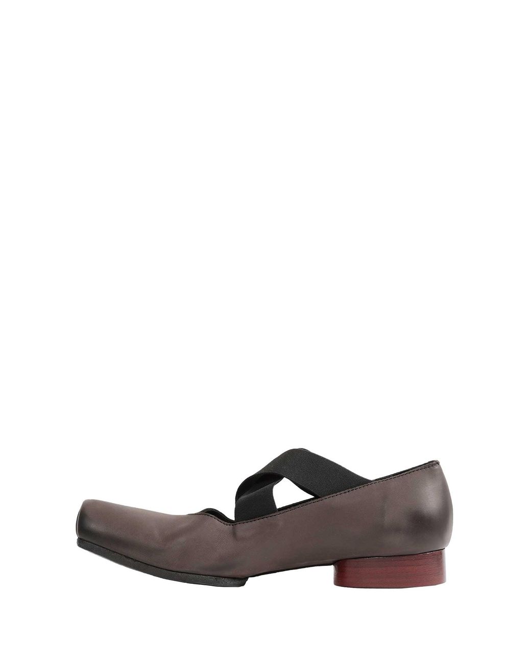 Uma Wang Black Calfskin Ballerinas