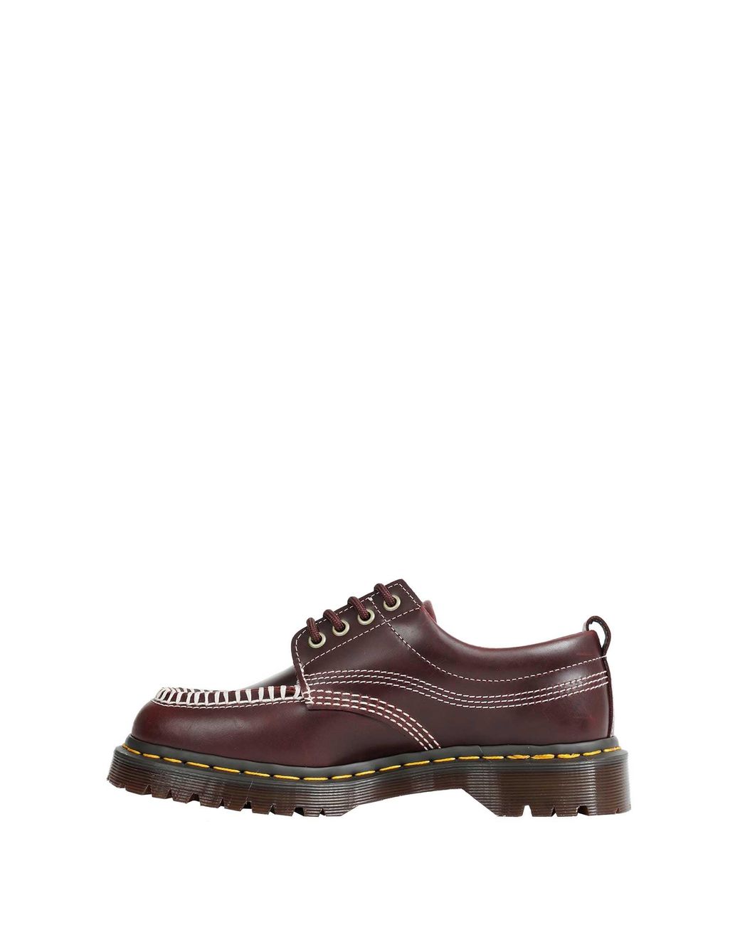 Dr. Martens Brown Lowell Moc Toe Shoes for men