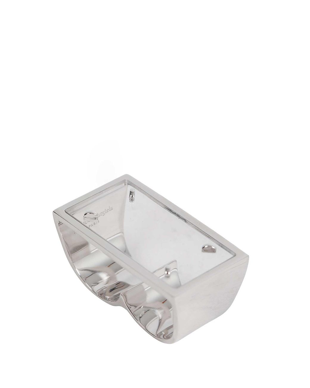 Maison Margiela White Four Stitches Ring