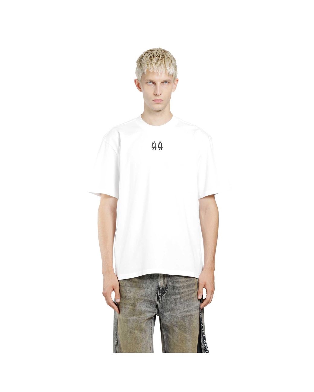 44 Label Group White 44 Classic Tee for men