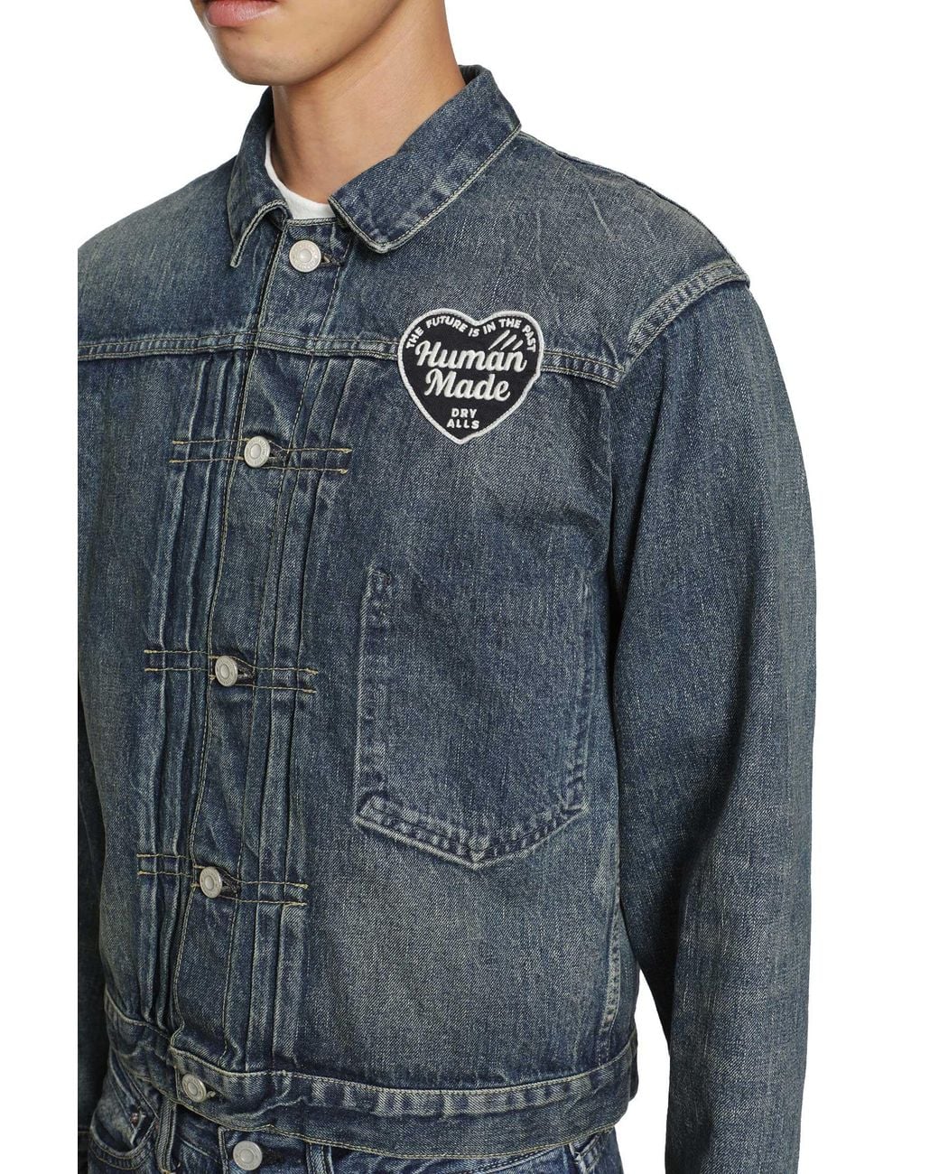 Human Made Blue Future Denim Work Jacket for men