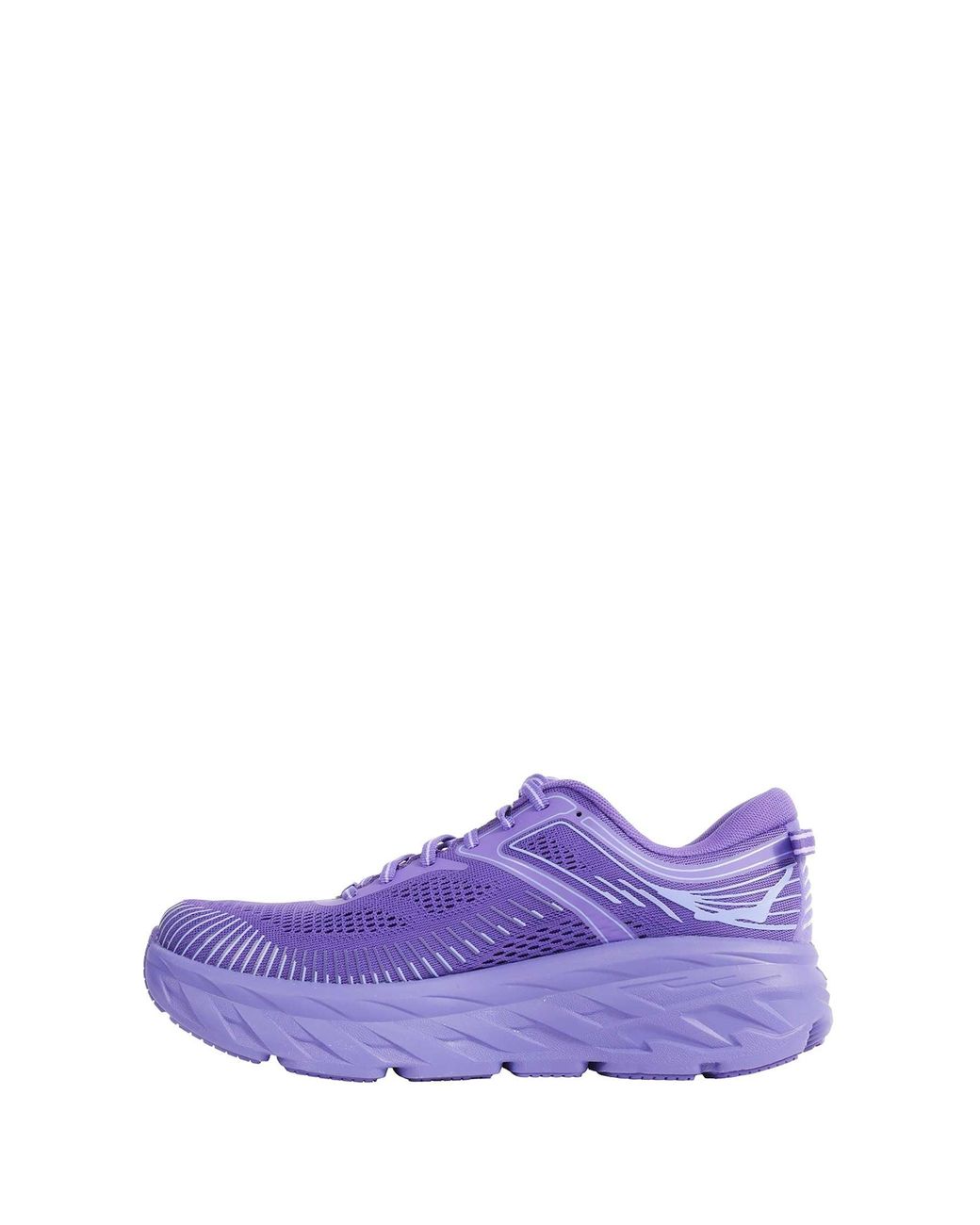 Hoka One One Purple Bondi 7 Sneakers