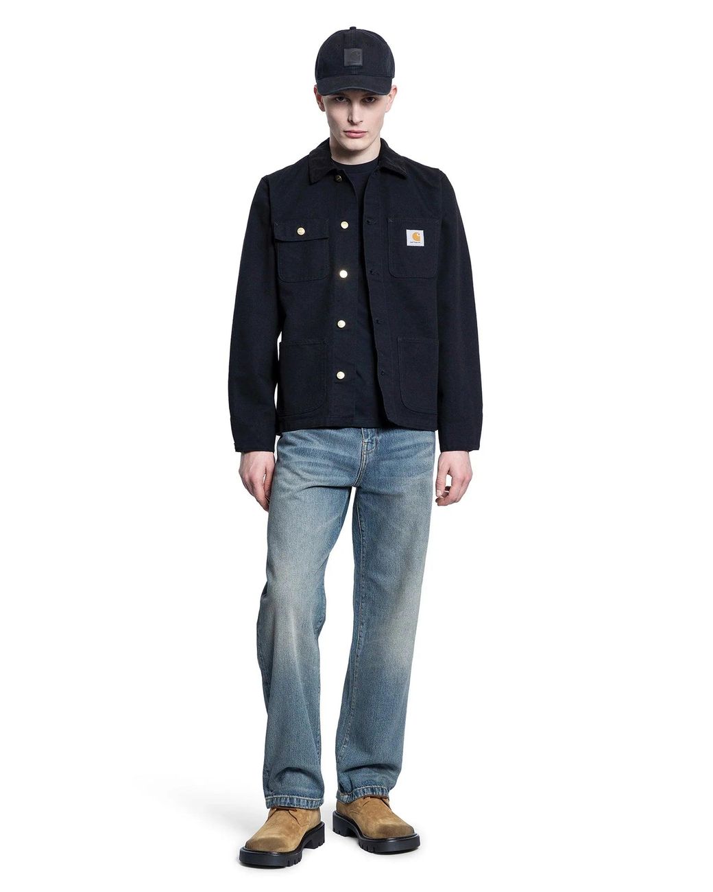 Carhartt Blue Michigan Cotton Jacket for men