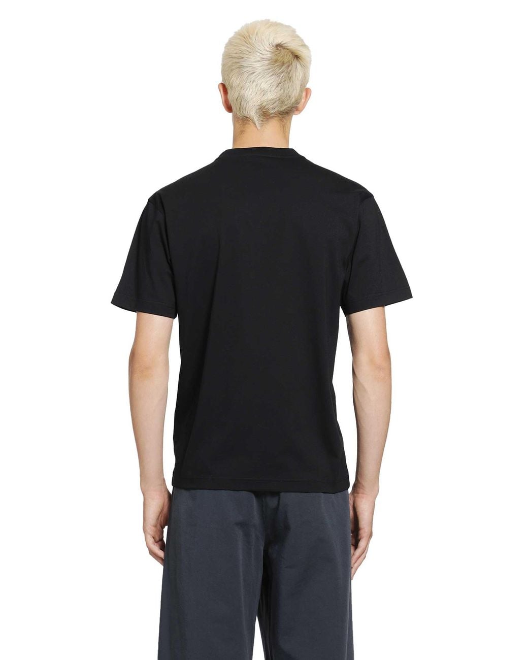 Prada Black Cotton T-Shirt for men