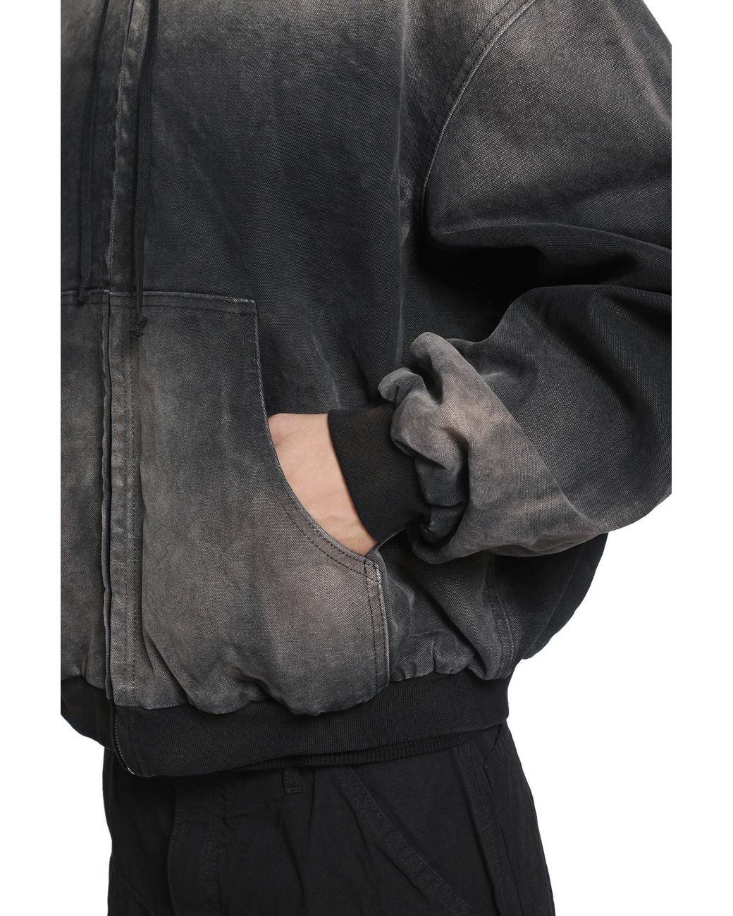 ALEXANDER DIGENOVA Gray Underground Canvas Jacket for men