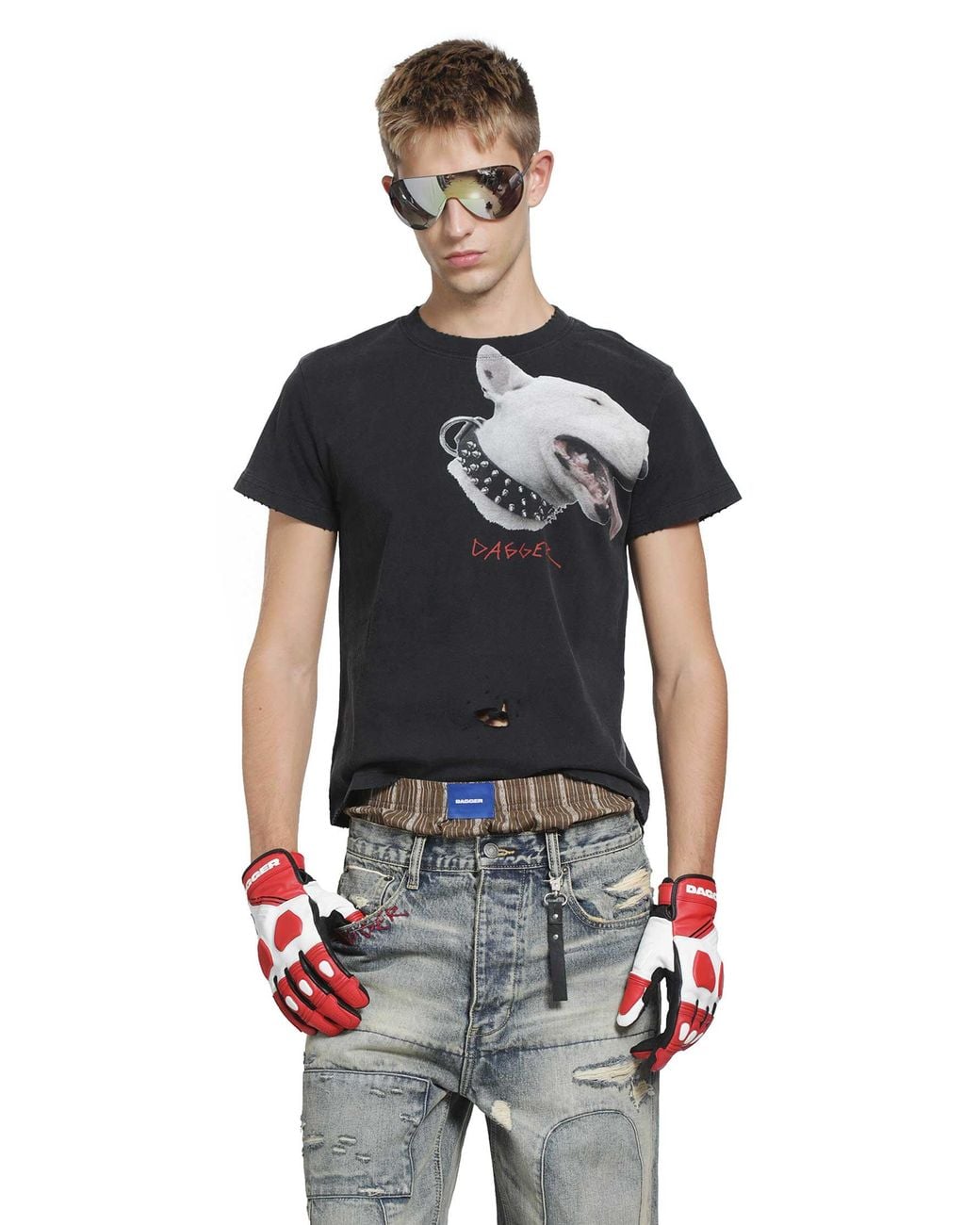 DAGGER Black Terrier Ts T-Shirt for men