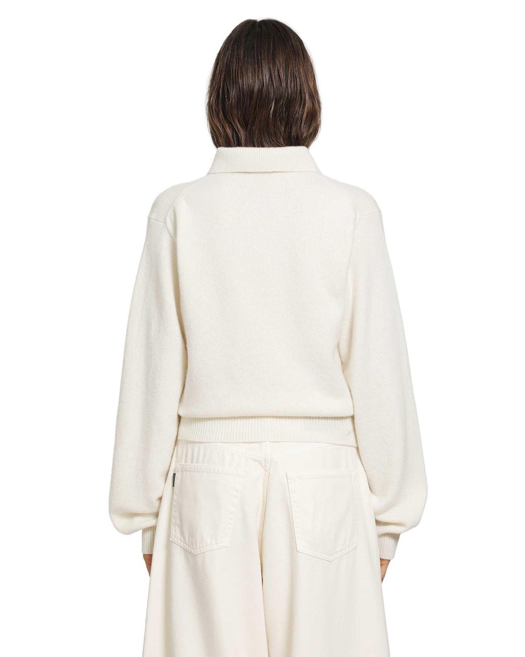 Haikure White Ash Relaxed Sweater