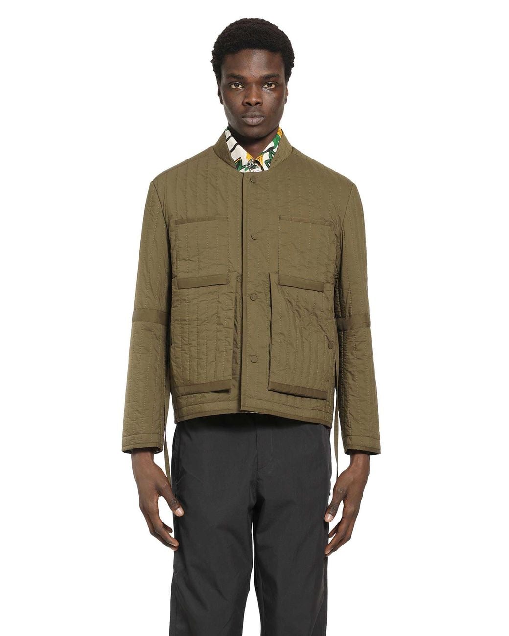 Craig Green Green Reversible Quilted Worker Jacket for men