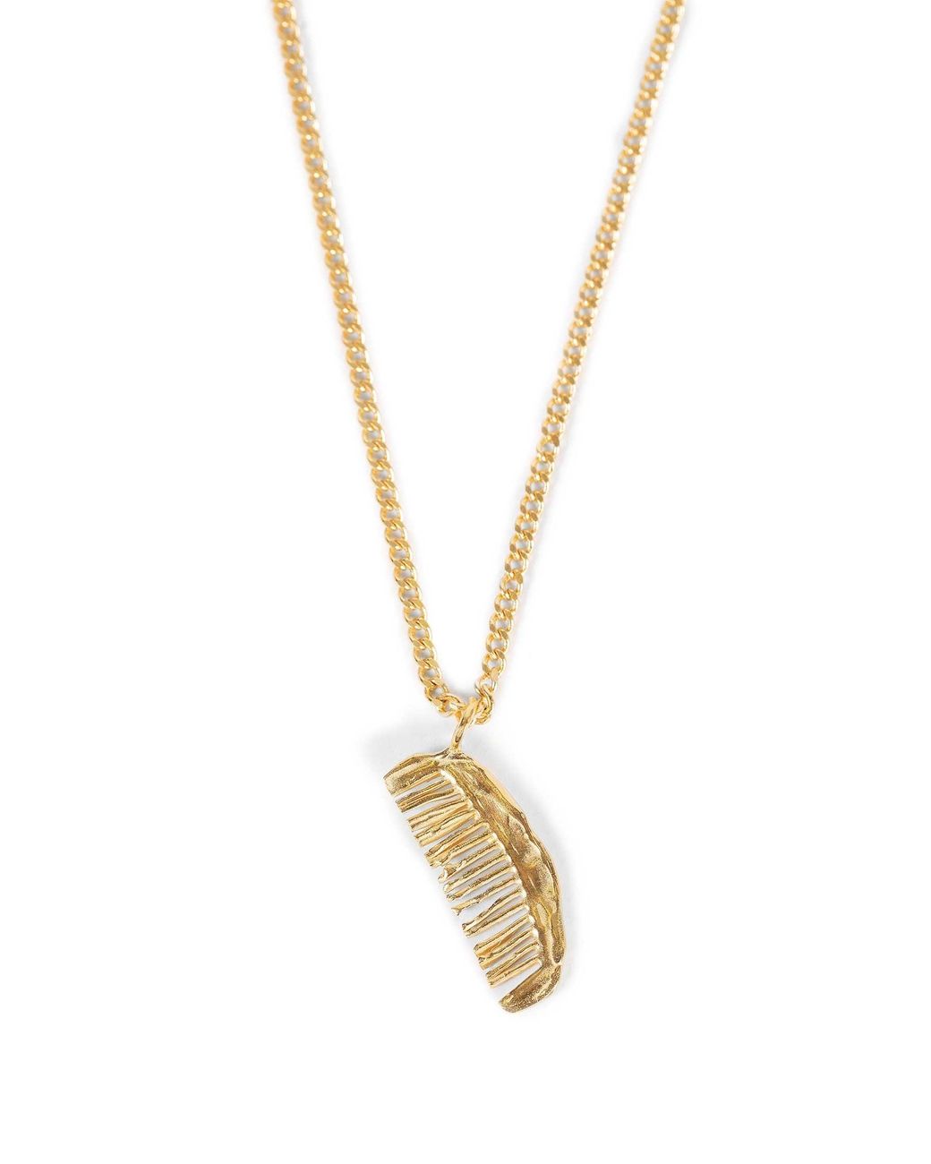 SIMUERO Metallic El Peine Necklace