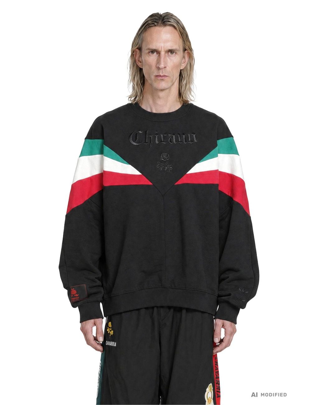 Adidas Black X Willy Chavarria Sweatshirt for men