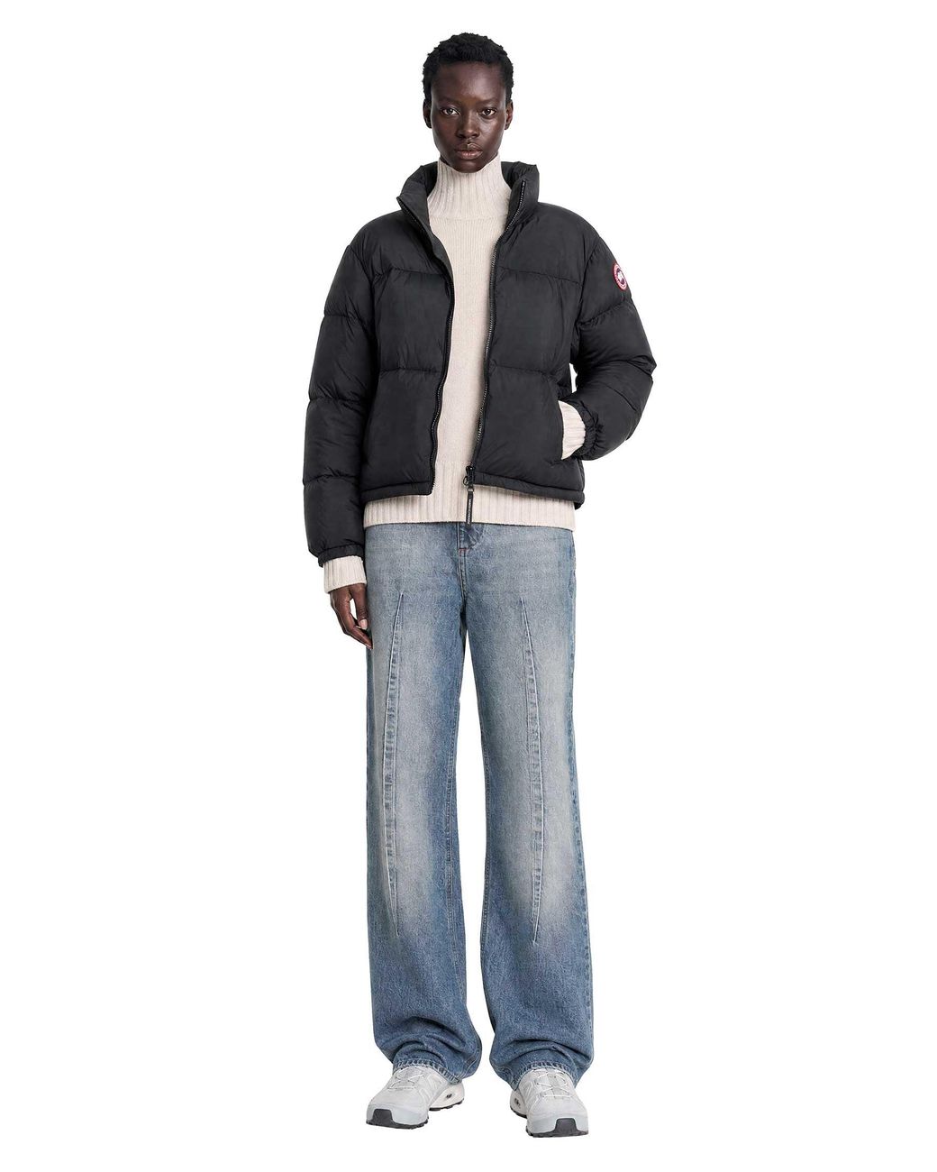 Canada Goose Black Fallon Puffer Jacket