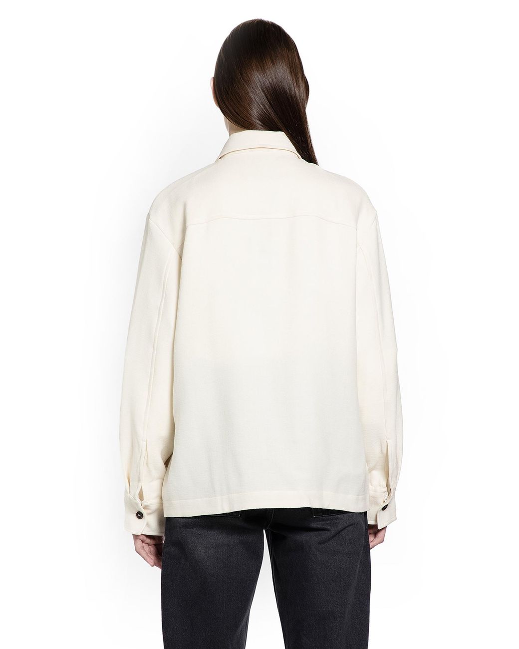 Studio Nicholson White Santini Overshirt
