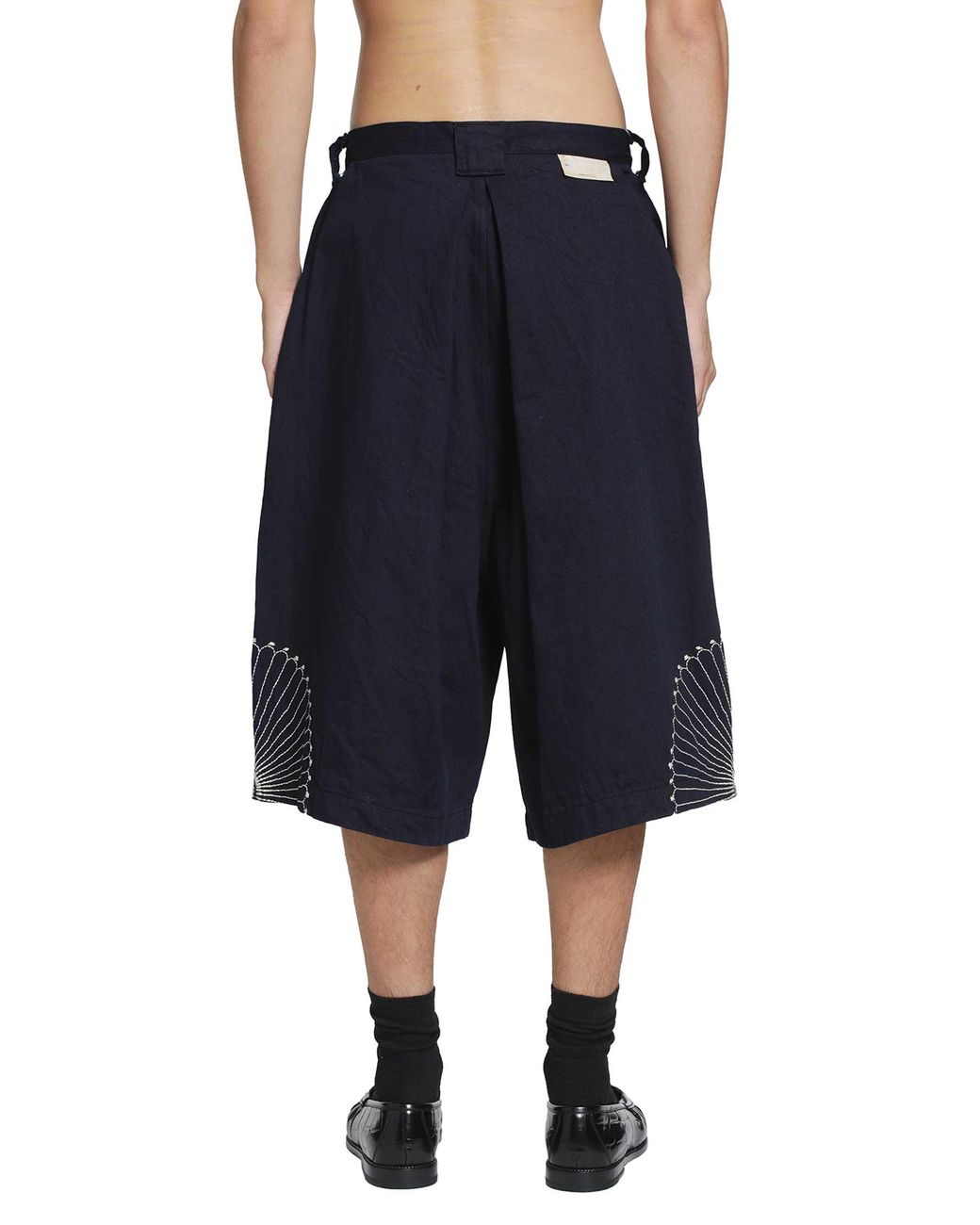 Kapital Blue 10Ozidgxidg Denim Kome-Kome Jorts (Shallow) for men