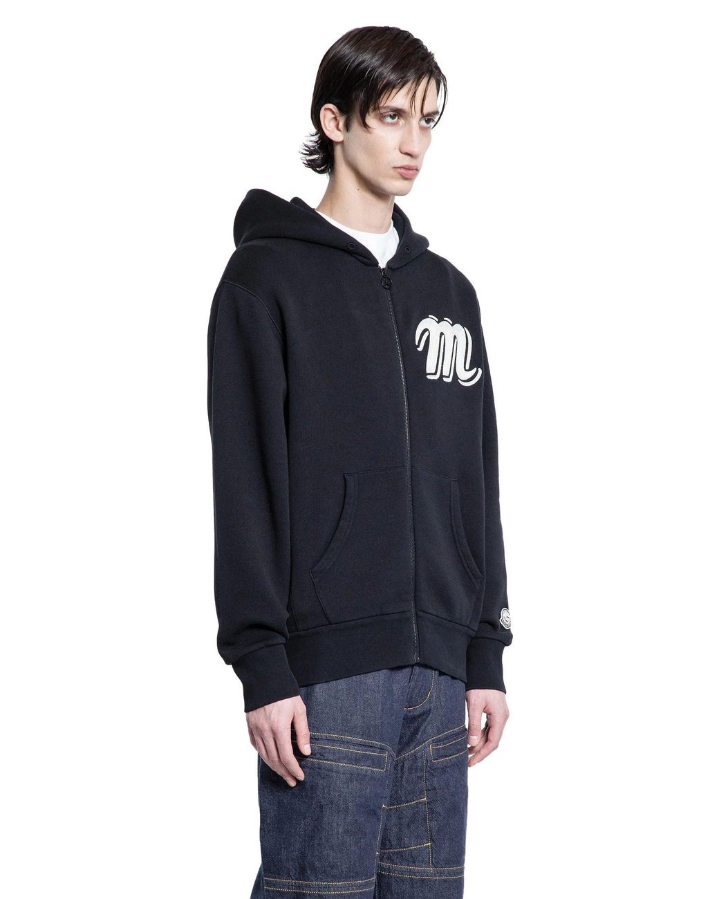 Moncler Genius Blue Mercedes-Benz By Nigo Collaboration Zip-Up Hoodie for men