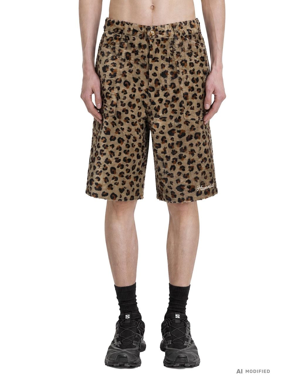 Human Made Leopard Shorts in Natural for Men | Lyst
