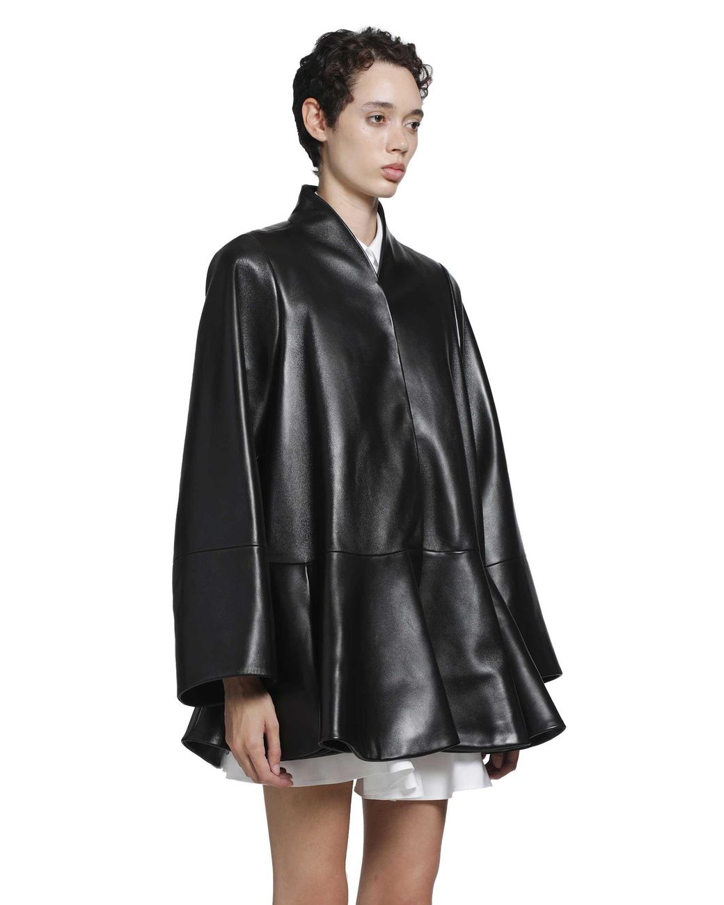 Loewe Black Nappa Lambskin Short Coat