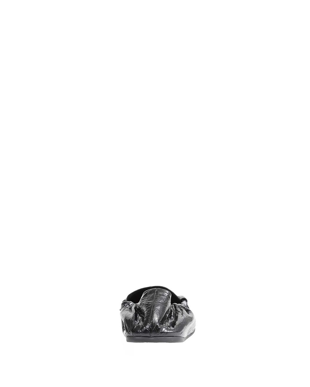 Miu Miu Black Ruches Nappa Leather Loafers