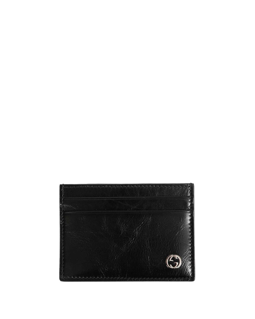 Gucci Black Leather Cardholder for men