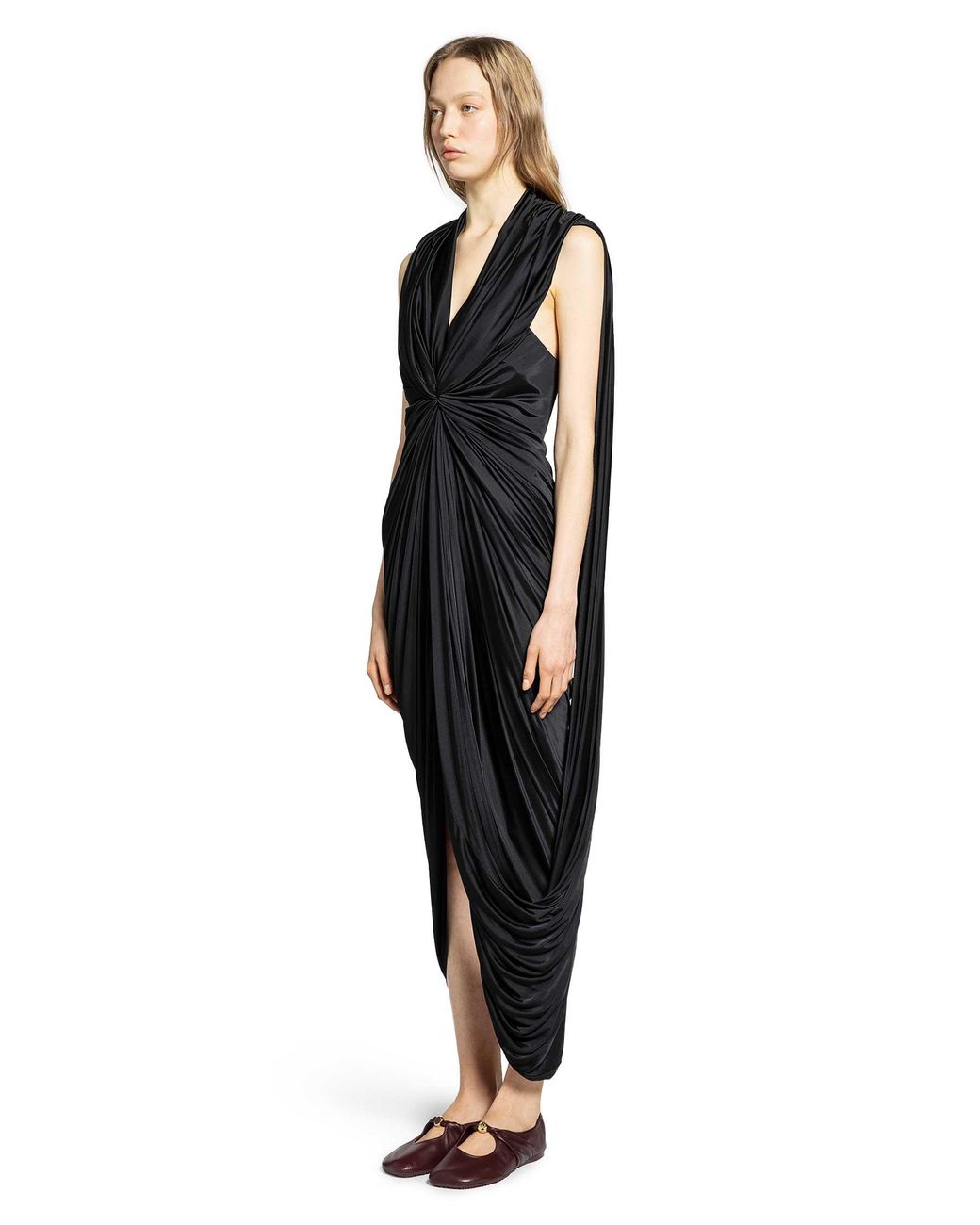 Loewe Black Gathered Dress