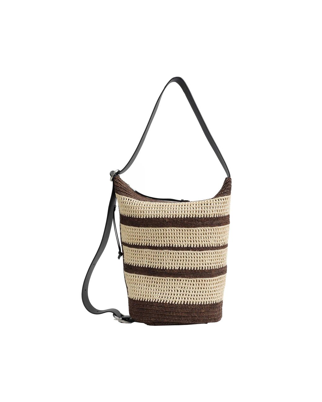 Loewe White Loop Bucket Medium Bag for men