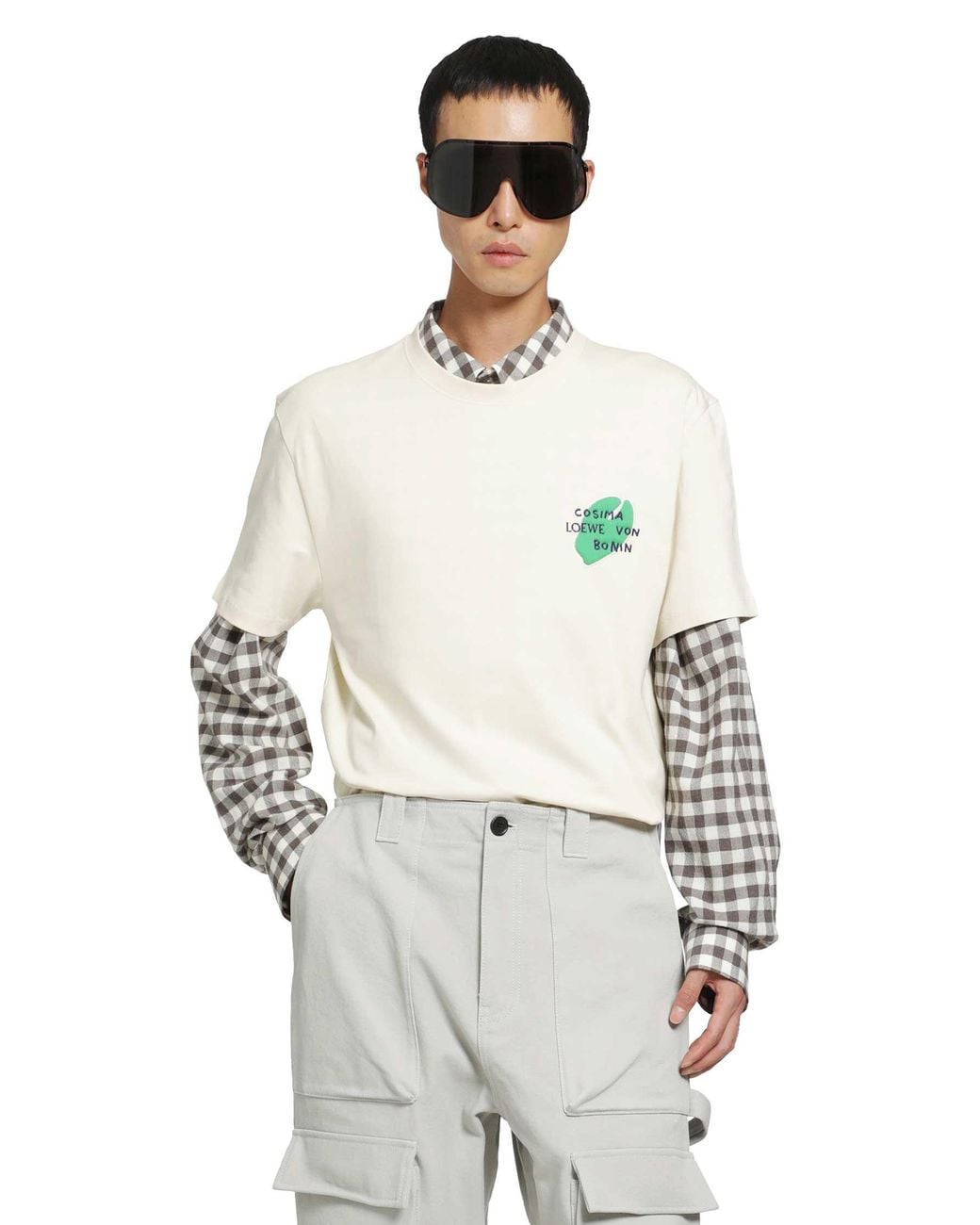 Loewe White Relaxed Fit T-Shirt for men