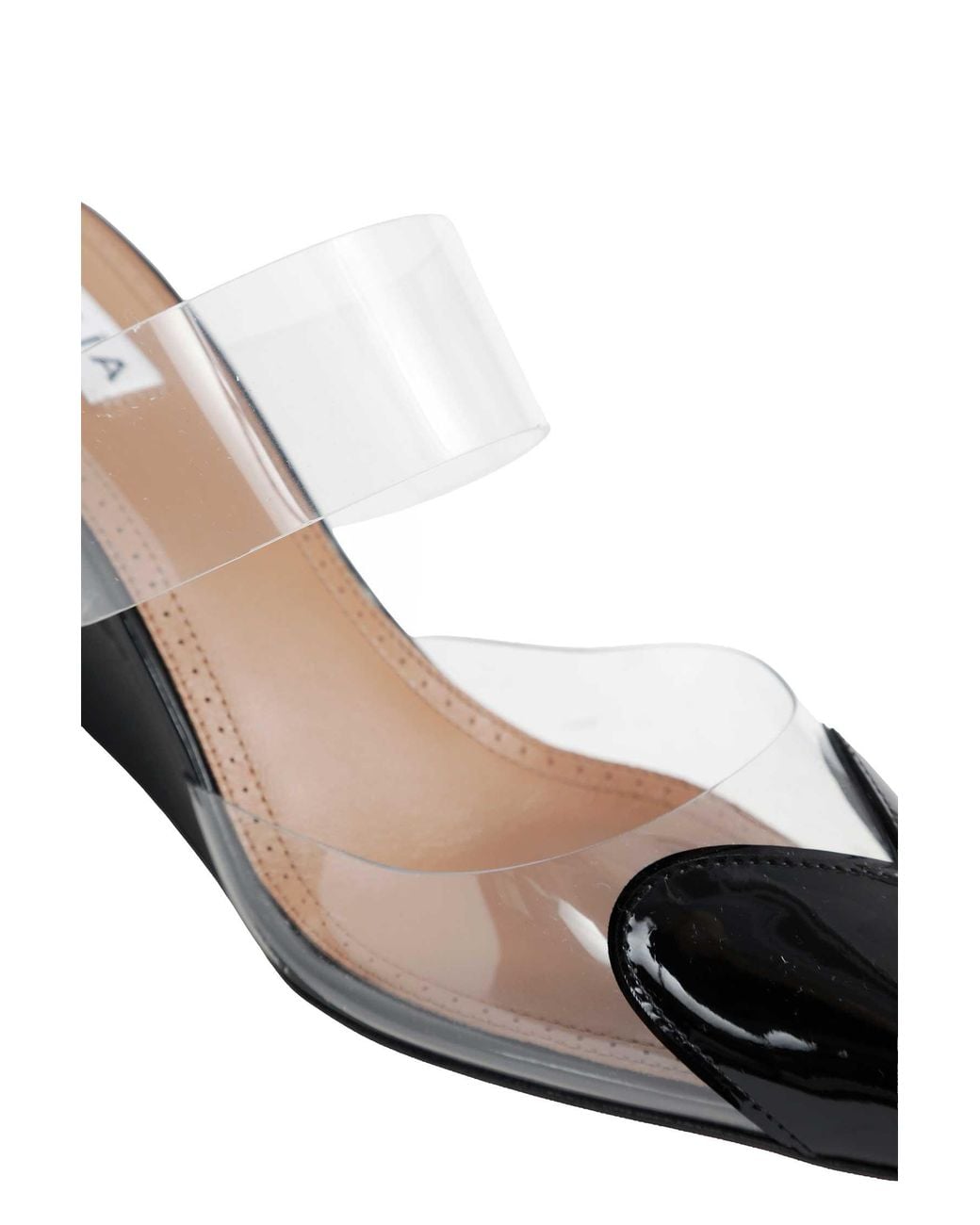 Alaïa Black Le Coeur Wedge Mules