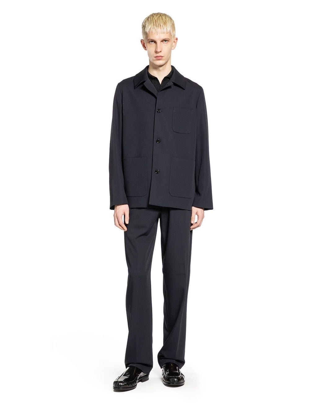 Lardini Blue Linen Cotton Silk Trousers for men