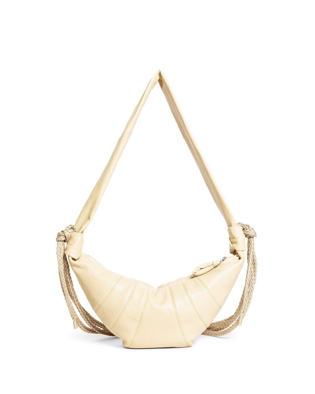 Lemaire Metallic Braid Medium Croissant Bag