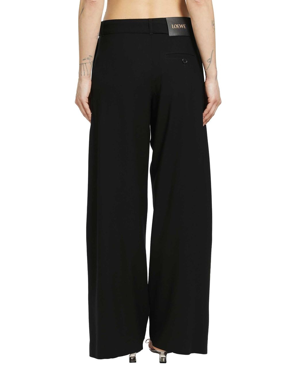 Loewe Black Belted Trousers
